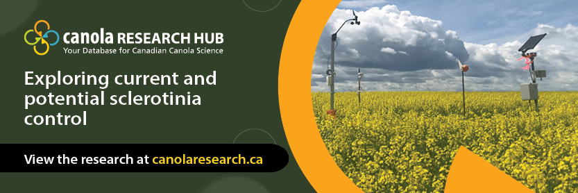 graphic promoting a visit to the 'Exploring current and potential sclerotinia control' blog