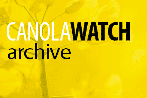 Explore past Canola Watch issues